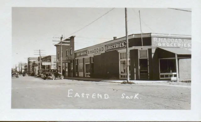 R. Haddad store on Eastend's main street